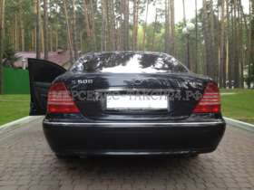Аренда Mercedes S500 W220, цвет черный